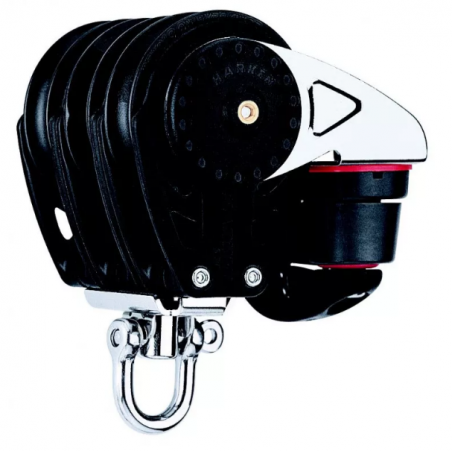 Poulie CARBO Ratchamatic triple coinceur réa de 75 mm - HARKEN