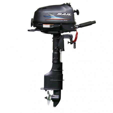 MOTEUR HORS-BORD 4 TEMPS - 6 CV - ARBRE LONG - SAIL
