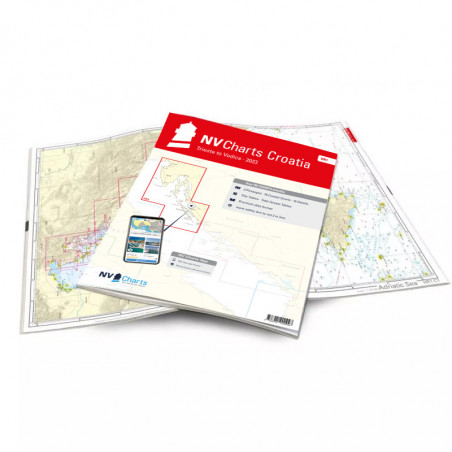 Carte NV CHARTS Croatie - HR 1 - Trieste à Vodice