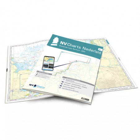 Carte NV CHARTS Pays Bas - NL 1 - Oostende naar Borkum