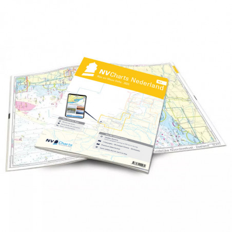 Carte NV CHARTS Pays Bas - NL 4 - Rijn en Maas Delta