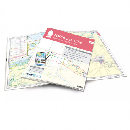 Carte NV CHARTS Elbe - DE 11 - Hamburg bis Helgoland