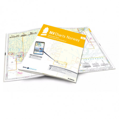 Carte NV CHARTS Norvege - NO 4 - Sørlandet West - Kristiansand to Flekkefjord