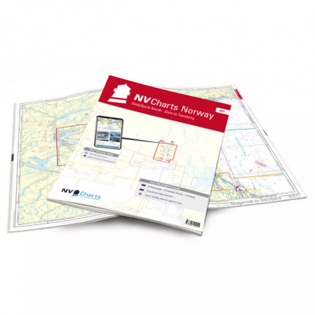 Carte NV CHARTS Norvege - NO 1 - Oslofjord North - Oslo til Tønsberg