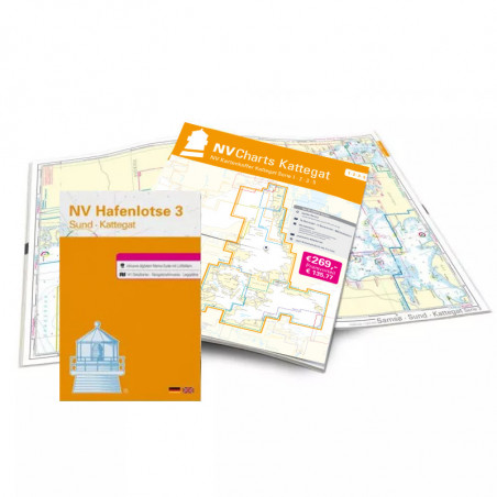 Carte de navigation NV CHARTS Serie 3 - Samsö - Sund - Kattegat