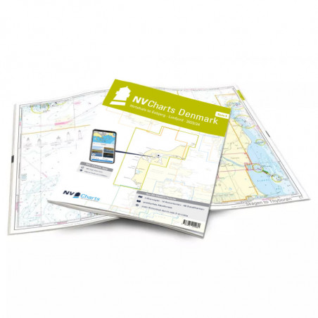 Carte NV CHARTS Serie 9 - Hirtshals to Esbjerg & Limfjord