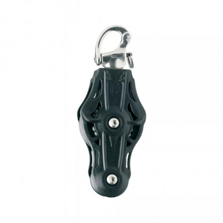 Poulie violon émerillon mousqueton drisse réa de 55 mm - WICHARD