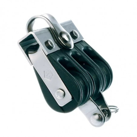 Poulie triple anneau ringot réa de 25 mm - WICHARD