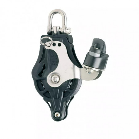 Poulie simple émerillon ringot taquet coinceur réa de 55 mm - WICHARD