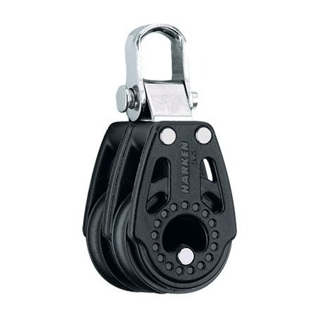 Poulie carbo double 29 mm tête fixe  - HARKEN