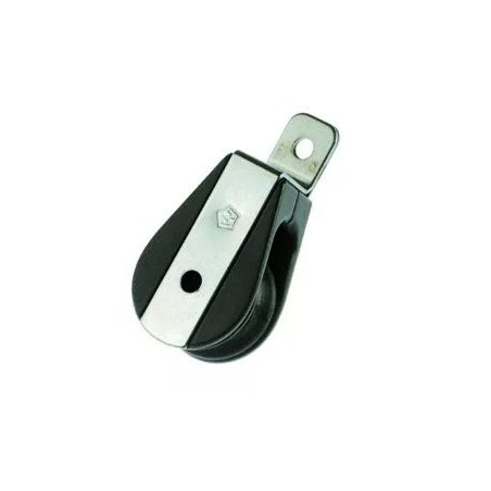 Poulie simple plat pont rea de 70 mm - WICHARD