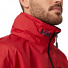 Veste de pont Crew avec capuche - rouge - HELLY HANSEN