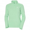 Polaire femme daybreaker 1/2 zip vert - helly hansen