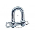 Manille inox large - ORANGEMARINE