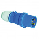 Fiche mâle IP44 230V 2 prises+ terre 16A - BALS