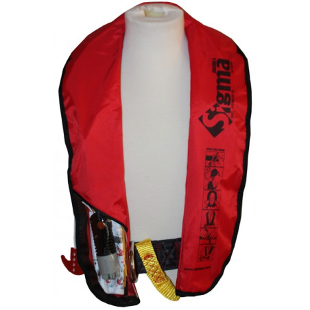 Gilet gonflable manuel SIGMA avec harnais - LALIZAS