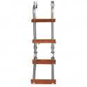 Echelle inox bois petit modèle