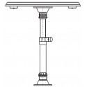 Tube télescopique pour table - NUOVA RADE
