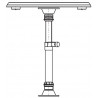 Tube télescopique pour table - NUOVA RADE