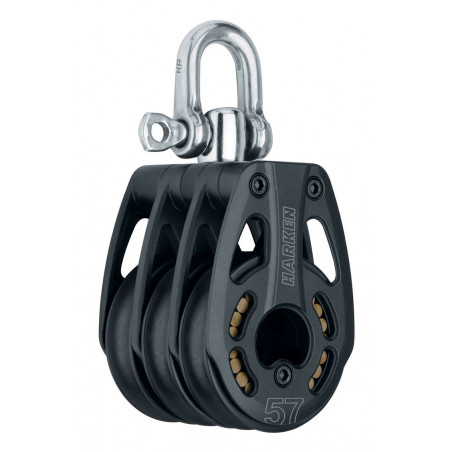 Poulie BLACK MAGIC triple émerillon - HARKEN