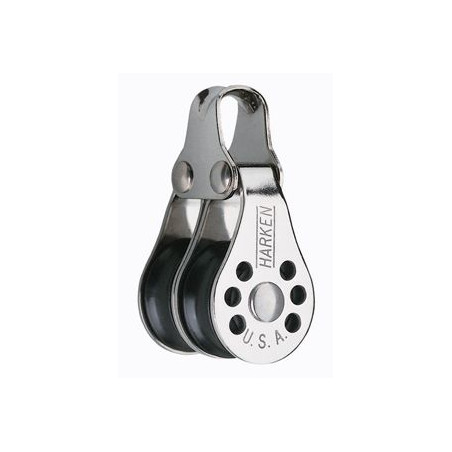 Poulie MICRO double réa de 22 mm - HARKEN