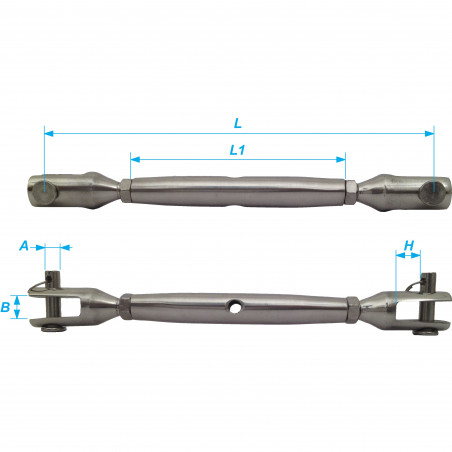 Ridoir inox - ORANGEMARINE