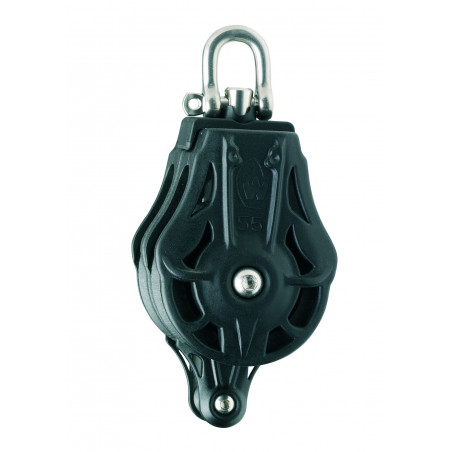 Poulie double émerillon ringot rea de 35 mm - WICHARD