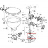 Clapet embase pour WC manuel et baïonnette - RM69