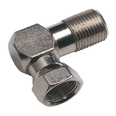 Raccord coudé pour amplificateur TV GLOMEX 