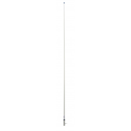 Antenne 6dB vedette RA1206 fibre embase laiton chromé GLOMEX
