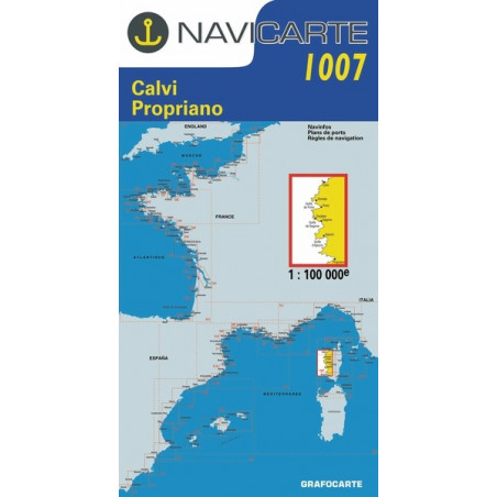 Carte marine Navicarte Corse - NAVICARTE