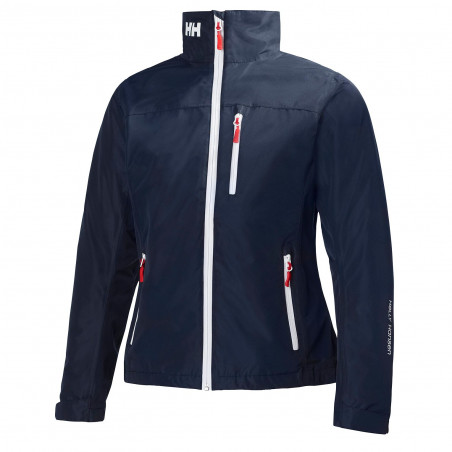 Veste de pont femme CREW doublée polaire Bleu marine - HELLY HANSEN