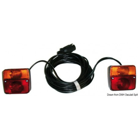 Kit feu arrière fixation avec vis