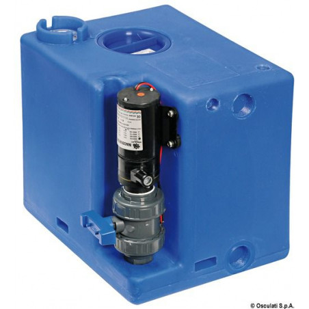 Réservoir eaux usées + broyeur 12V - OSCULATI