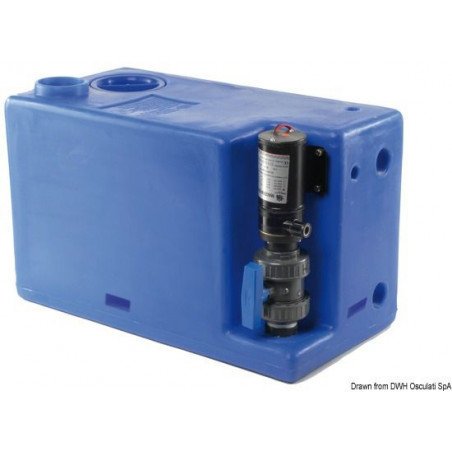 Réservoir eaux usées + broyeur 24V - OSCULATI