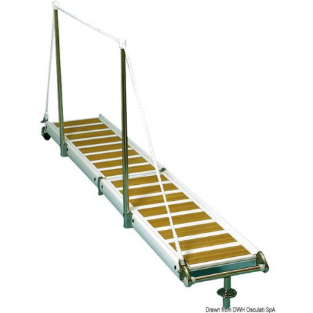 Passerelle alliage léger blanc - OSCULATI