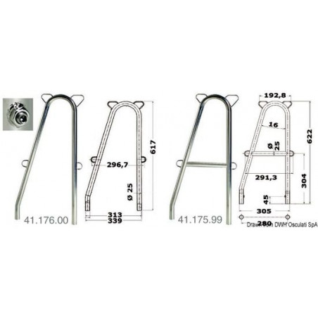 Chandelier double sans barre