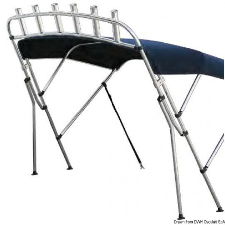 Porte canne pour bimini