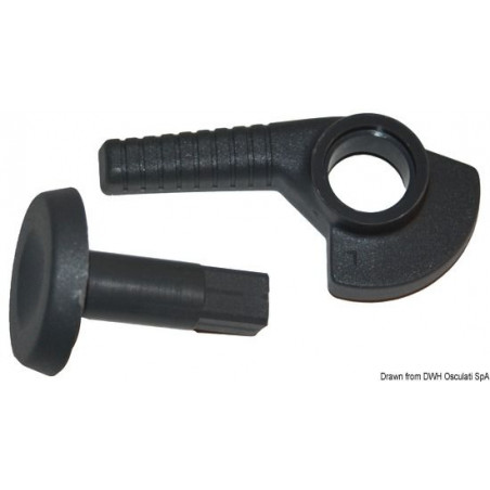 Levier de fermeture panneaux de pont OCEAN et LOW PROFILE - Lewmar