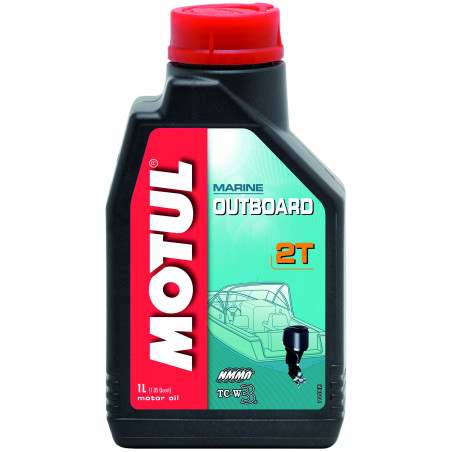 Huile 2 temps minérale moteurs hors-bord - MOTUL