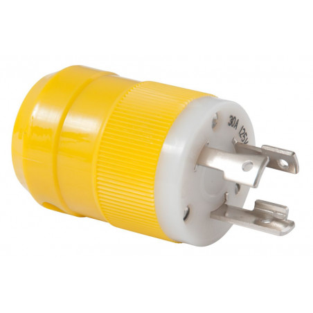Fiche inox mâle 30A - MARINCO