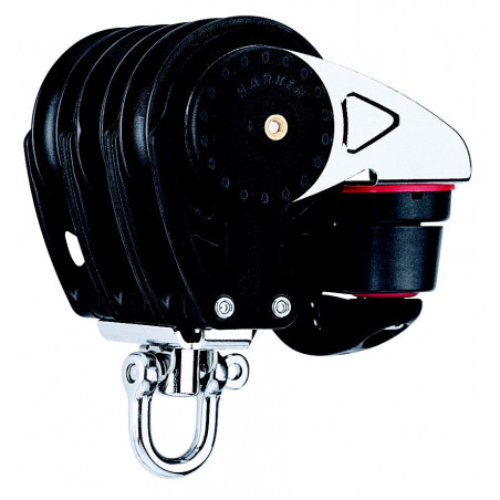 Poulie CARBO Ratchamatic triple coinceur réa de 57mm - HARKEN