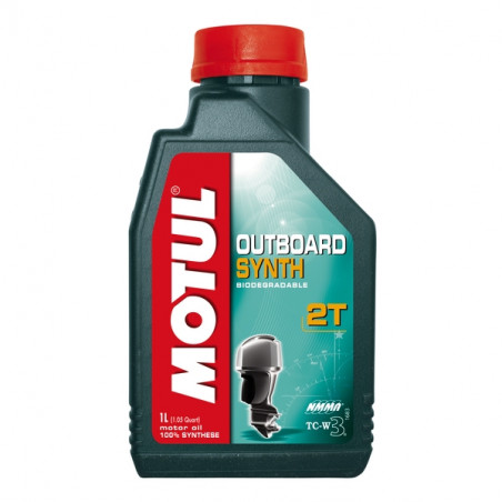 Huile 2 temps 100% synthétique moteurs hors-bord - MOTUL