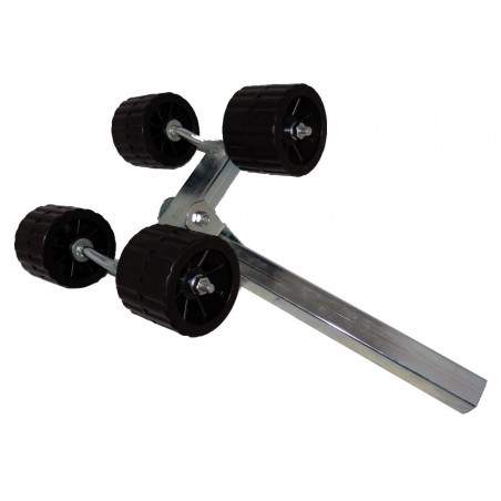 Balancier latéral 4 roues élevées 120x75 mm