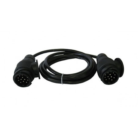 Cable de ralonge pour remorque 2 fiches 13 pôles