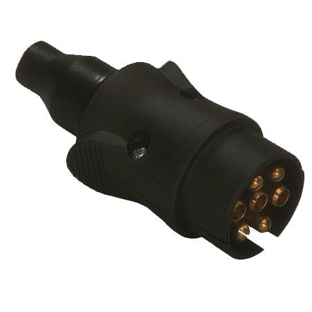 Prise mâle 7 pôles 12V