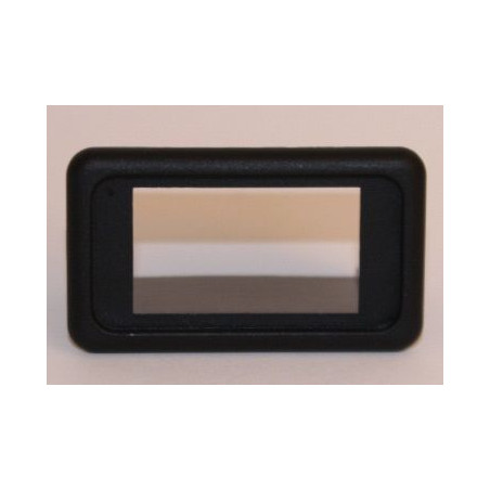 Cadre installation 1 interrupteur noir - CARLINGSWITCH