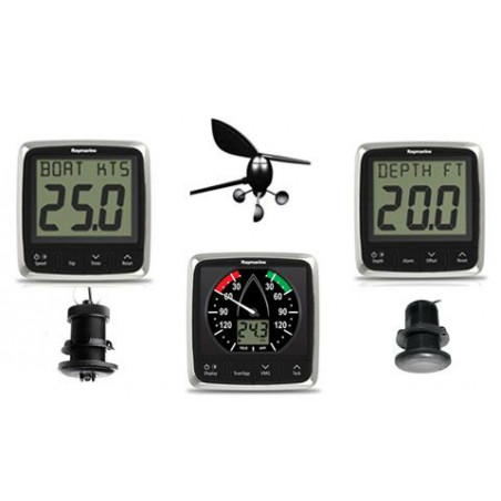 Pack instruments i50 - i60 - Vent, vitesse, profondeur - RAYMARINE