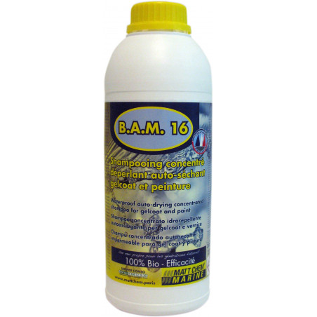 Shampooing concentré déperlant auto-séchant gelcoat et peinture - MATT CHEM