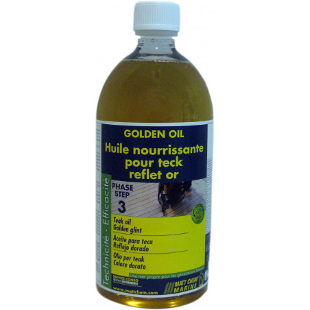 Huile pour teck - reflet or - MATT CHEM